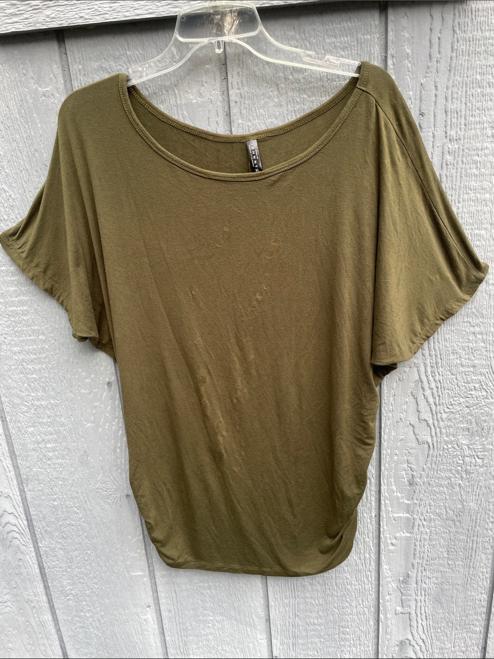 By Johnny Dark Olive Women's Blouse